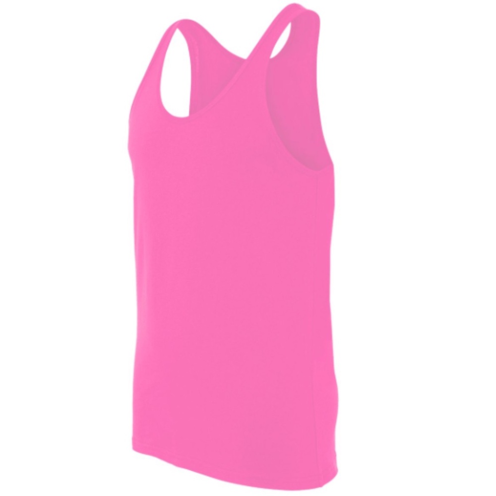Bella + Canvas Neon Pink Tank Top NEW